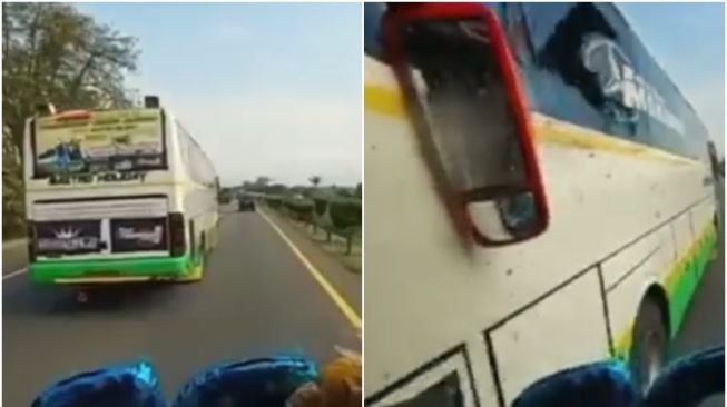 Viral Serombongan Bus Nekat Goyang Oleng, Akhirnya Bikin Ngeri