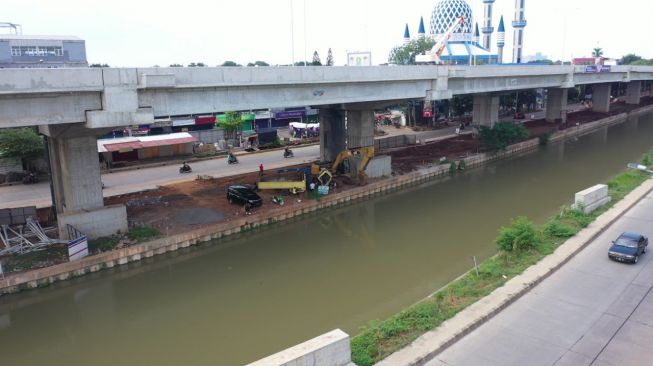 Pantauan Udara Kalimalang saat Perayaan Kemerdekaan RI