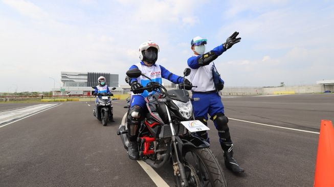 Astra Honda Motor Safety Riding and Training Center atau disingkat AHMSRTC di Cikarang [Dokumentasi PT Astra Honda Motor].