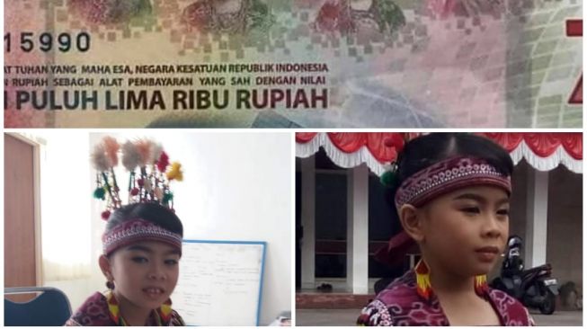 Bocah Berbaju Dayak di Uang Rp 75 Ribu, Bapaknya Pegawai Bank Indonesia