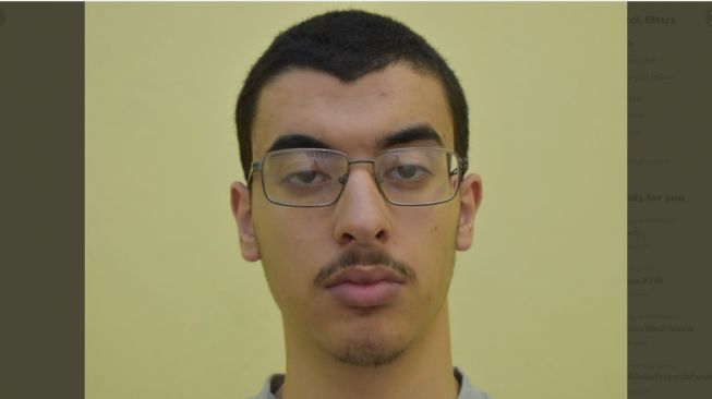 Hashem Abedi, adik laki-laki dari pembom Manchester Arena Salman Abedi.[Twitter/@gmpolice]