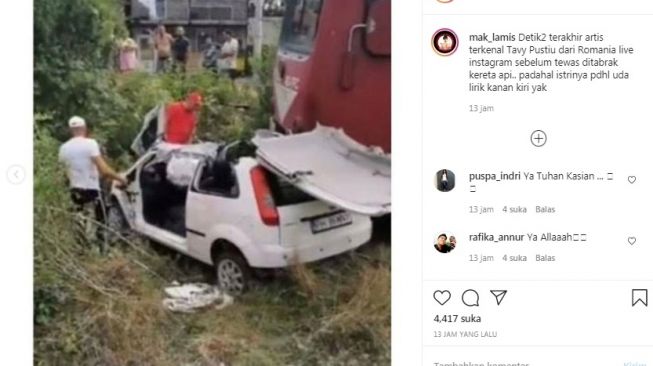 Kecelakaan Maut di Perlintasan Kereta Api Pariaman, Satu Penumpang Tewas