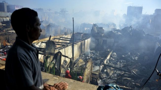 490 Jiwa Terdampak Kebakaran Beruntun di Makassar