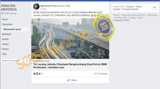 CEK FAKTA: Benarkah Flyover Cikampek Bergelombang untuk Uji Esemka?