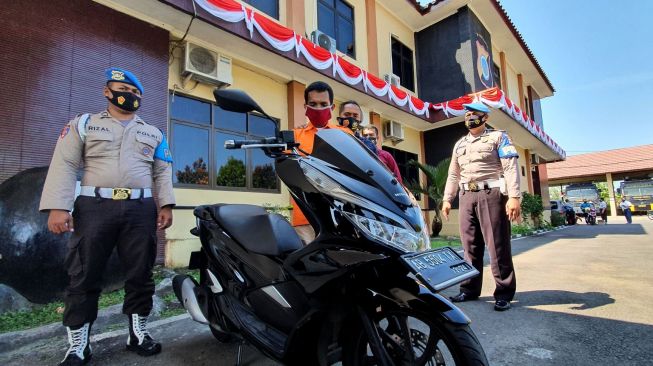 Berpura-pura Cek Kelengkapan, Residivis Bawa Kabur Motor Dagangan Orang