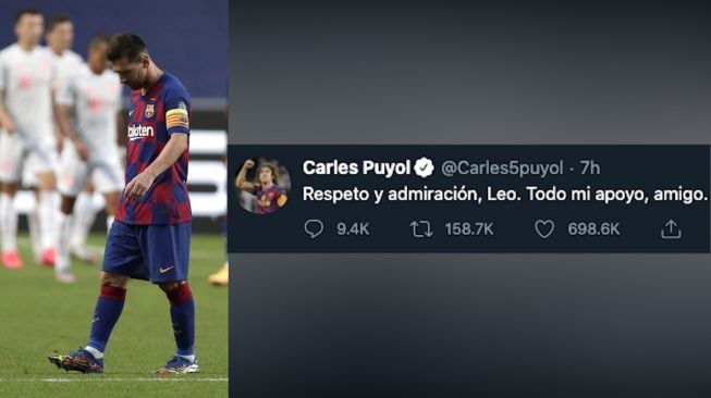 Messi Mau Pergi dari Barcelona, Trending Twitter hingga Fans Barca Ngamuk
