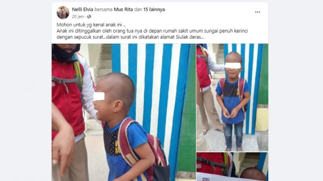 Sampai Nangis Histeris, Kabar Anak Dibuang Orang Tuanya ini Bikin Miris