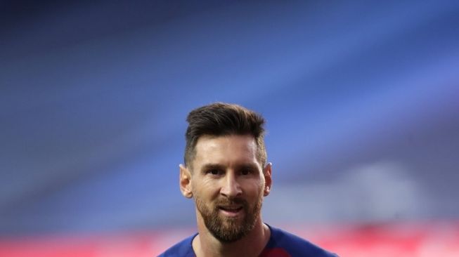 Megabintang Barcelona, Lionel Messi. [Manu Fernandez / POOL / AFP]