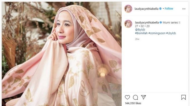 Inspirasi Hijab Laudya Cynthia Bella (instagram.com/laudyacynthiabella)