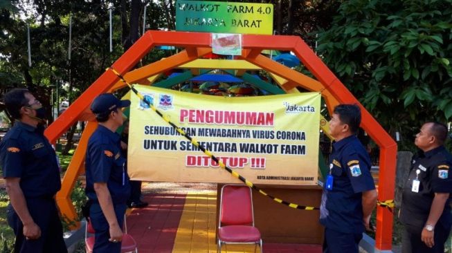 Diberi Garis Larangan Masuk, Walkot Farm 4.0 Ditutup Sementara