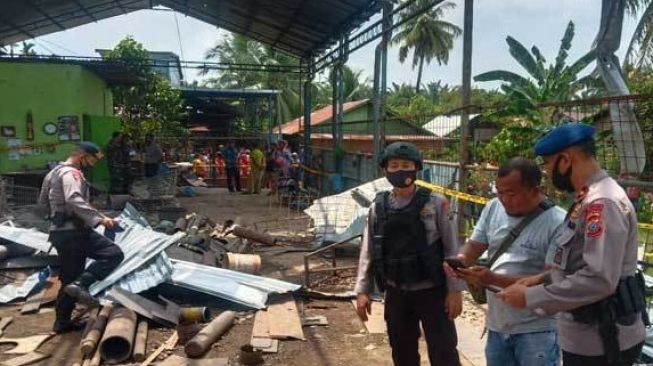 Ledakan Besar di Deli Serdang Berasal dari Bengkel Las