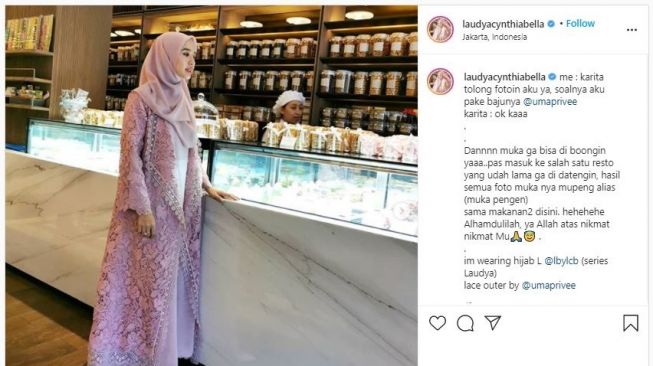 Inspirasi Hijab Laudya Cynthia Bella (instagram.com/laudyacynthiabella)