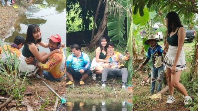 Viral Pemancingan Pakai Pemandu Wanita, Publik: Pantes Bapak-bapak Hobi