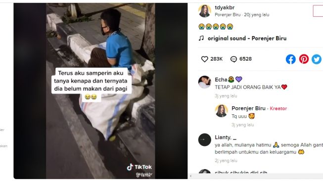 Sambil Pegang Perut, Anak Pemulung Nangis Kelaparan, Videonya Bikin Terharu