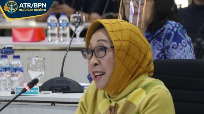 Pembina IKAWATI Kementerian ATR/BPN, Ratna Megawangi Sofyan A. Djalil. (Dok : ATR/BPN)