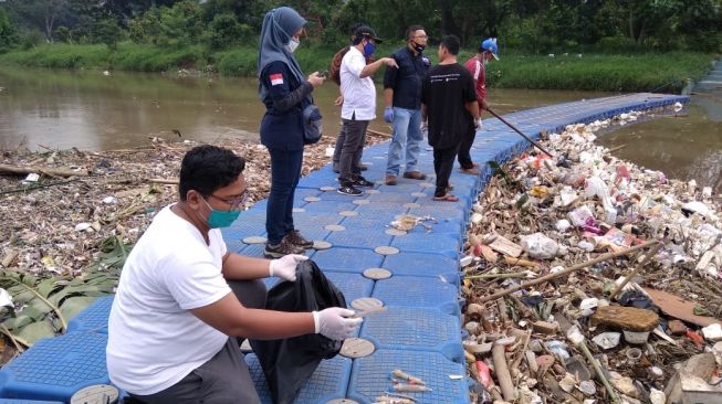 Limbah medis COVID-19 (dok komunitas Bank Sampah Sungai Cisadane (Bank Sasuci))