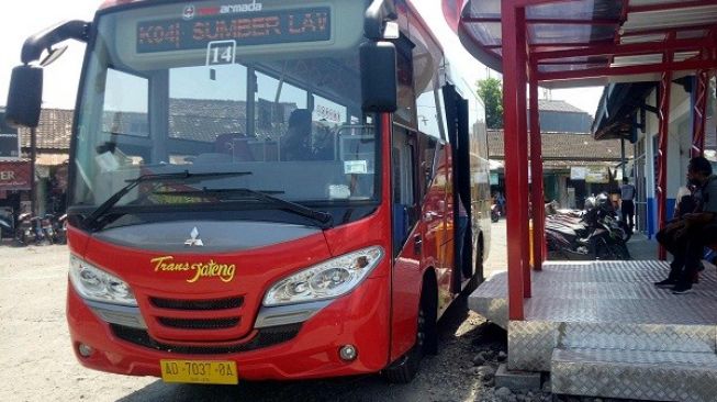 31 Halte Dibangun Di Jalur Bus Trans Jateng Solo Sumberlawang