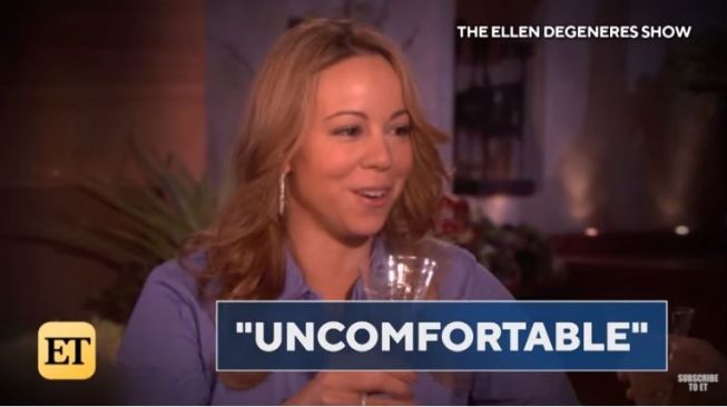 Mariah Carey Sakit Hati Dipaksa Mengaku Hamil di Ellen Show (youtube.com/Entertainment Tonight)