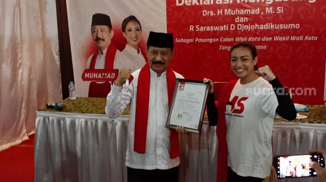 Catat! Ini Janji-janji Muhamad-Saraswati di Debat Pilkada Tangsel