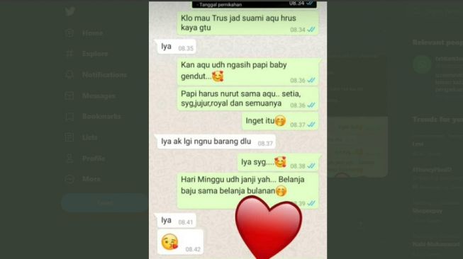 Istri Punya 54 Kriteria Lelaki Idaman, Respons Suami jadi Sorotan