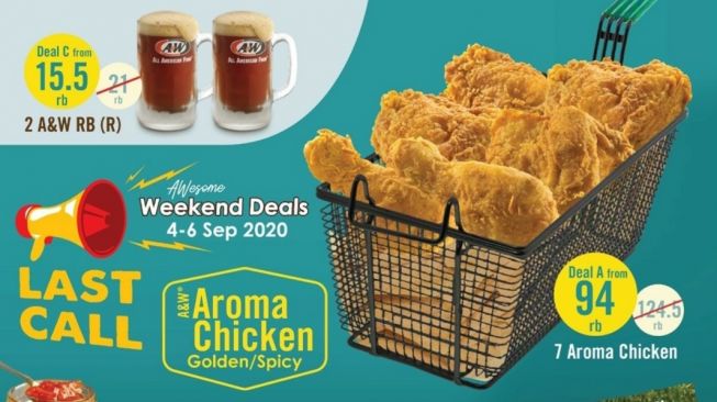 Promo Akhir Pekan: 5 Restoran Fast Food Sajikan Harga Diskon Fantastis