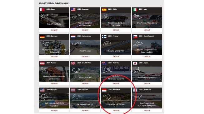 Sirkuit Mandalika Sudah Masuk Website Resmi MotoGP, Siap untuk Tahun 2021?