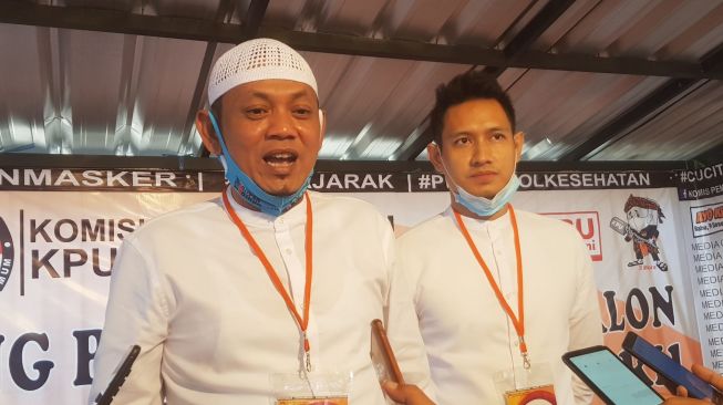 Paslon Independen Pilkada Cilegon Ali Mujahidin - Lian Firman (Foto: Bantenhits.com)