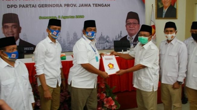 Gara-gara Positif Covid-19,Cawabup Klaten Muhammad Fajri Daftar Ke KPU Via Daring