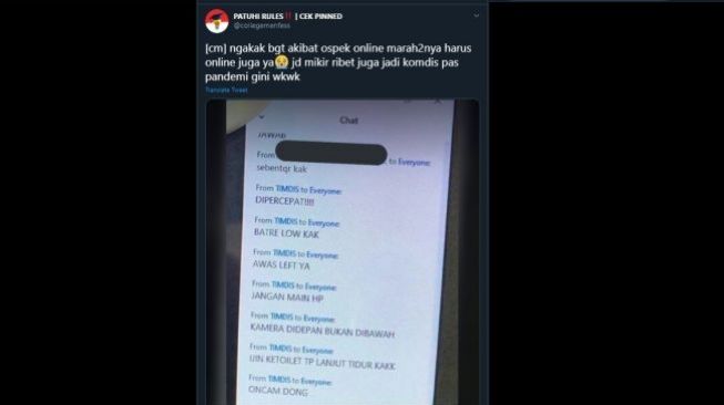 Viral Isi Chat Zoom saat Ospek Online, Senior Banyak Ngomel