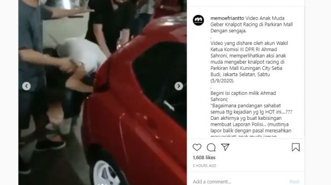 Ditegur karena Geber Knalpot di Parkiran Mal, Pria Ini Balik Laporkan Warga