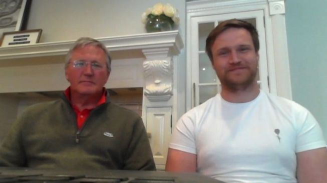 Pete Robson dan Matthew Robson. (BBC/Matthew Robson)