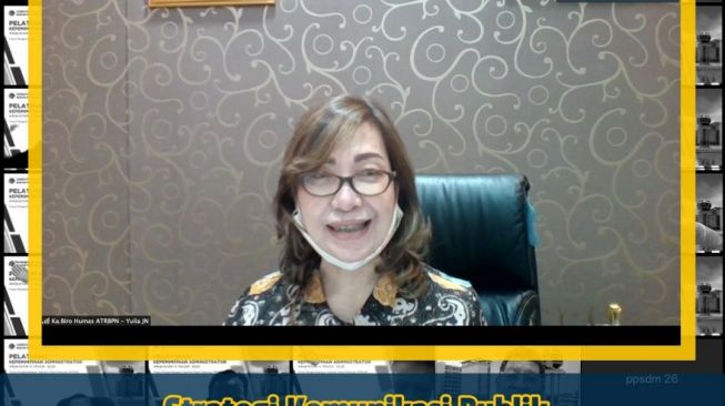 Kepala Biro Hubungan Masyarakat Kementerian Agraria dan Tata Ruang/Badan Pertanahan Nasional (ATR/BPN), Yulia Jaya Nirmawati. (Dok : ATR/BPN)