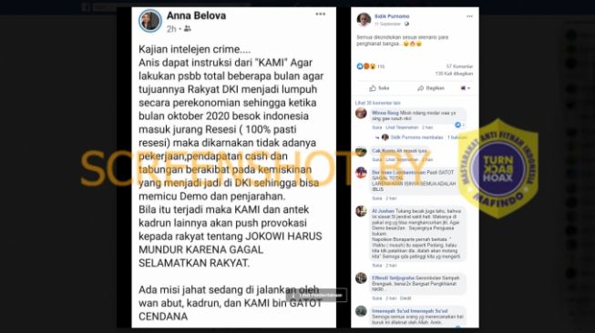 Cek Fakta: Benarkah Anies Diinstruksi KAMI Terapkan PSBB Berbulan-bulan?