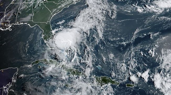 Tropical Storm. [Handout/RAMMB/NOAA/NESDIS/AFP]