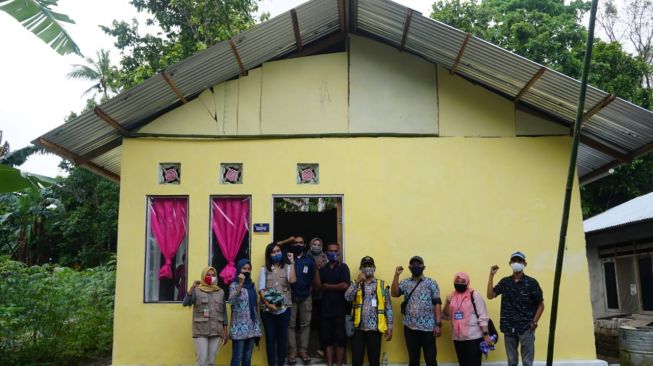 Pembangunan bedah rumah adalah di Desa Batumerah, Kota Ambon Provinsi Maluku. (Dok : PUPR).