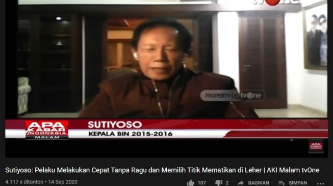 Tangkapan layar unggahan video Apa Kabar Indonesia tvOne. (YouTube/Apa Kabar Indonesia tvOne)