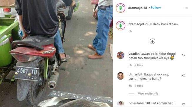 Viral Foto Shockbreaker Diganti Batang Besi, Warganet: Apa Enggak Ngilu?