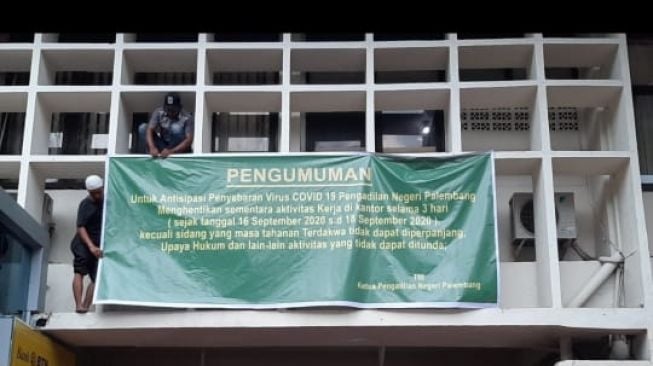 Akhirnya, PN Palembang Diliburkan Usai Puluhan Pegawai Reaktif Covid 19