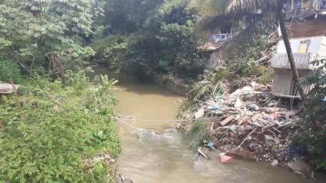 Longsor Bogor Tengah. (Suara.com)