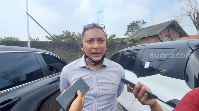 Juru Bicara Gugus Tugas Percepatan Penanganan Covid-19 Kota Serang, Hari W Pamungkas. (Suara.com/Sofyan Hadi)