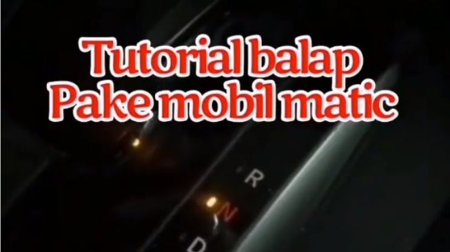 Tutorial balap pakai mobil matik (Instagram)