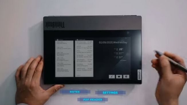 Lenovo ThinkBook Plus. [YouTube/@Lenovo ID]
