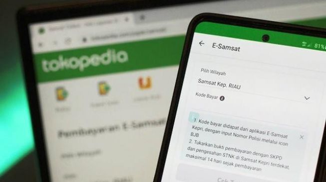 Warga Kepri Kini Bisa Bayar Pajak Kendaraan Lewat Tokopedia E-Samsat