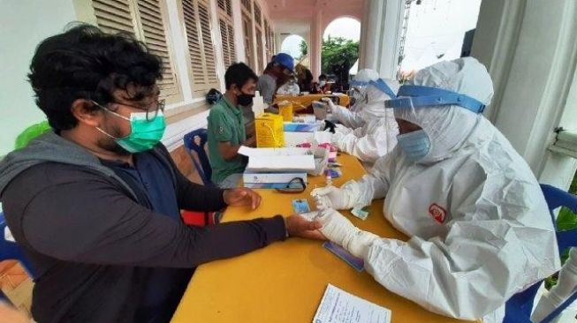 Cegah Corona, Peserta Hingga Dewan Juri MTQ VII Kepri Jalani Rapid Test