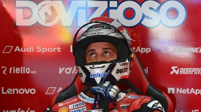 Pebalap Ducati Team, Andrea Dovizioso. [ANDREAS SOLARO / AFP]