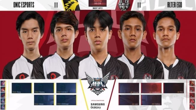 Perkasa di Week 6, Alter Ego Taklukan ONIC di MPL Season 6