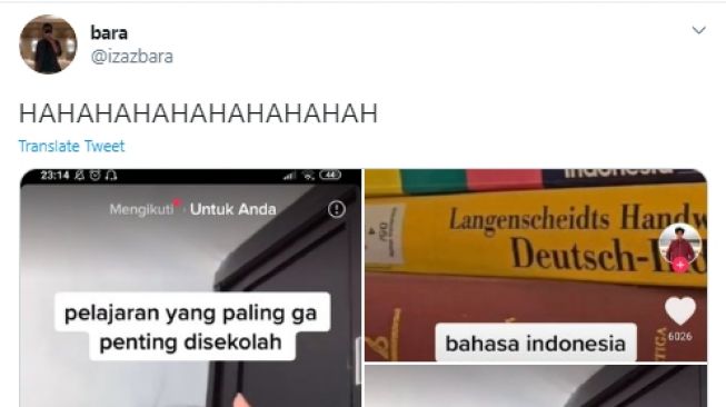 Viral Pemuda Unggah Video Sebut Pelajaran Bahasa Indonesia Tak Penting