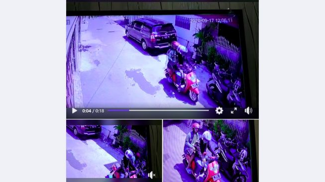 Cepat Sekali! Terekam CCTV, Aksi Maling Motor di Surabaya Ini Tak Sampai 10 Detik