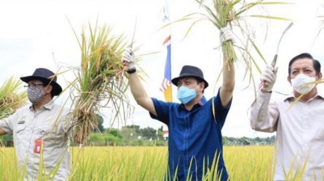 Wakil Gubernur Kaltim, Semangati Petani di Samboja