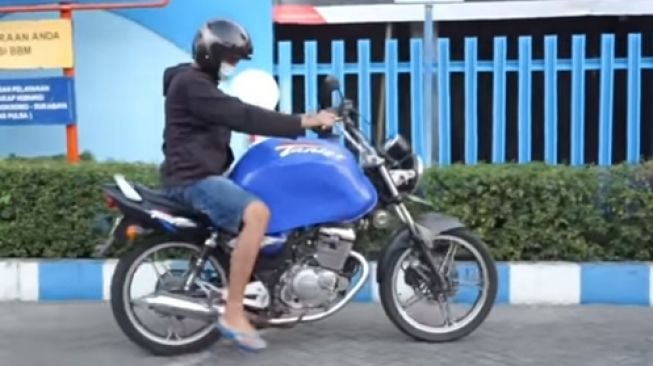 Potret Motor Suzuki Ini Bikin Terpukau, Kapasitas Tangki Bensin 35 Liter